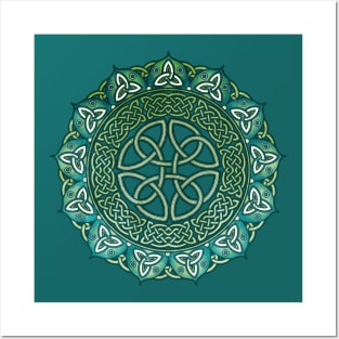 Celtic Mandala Art - Green 40 Posters and Art